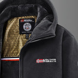 Men's Fleece-Lined Hooded Thermal Jacket