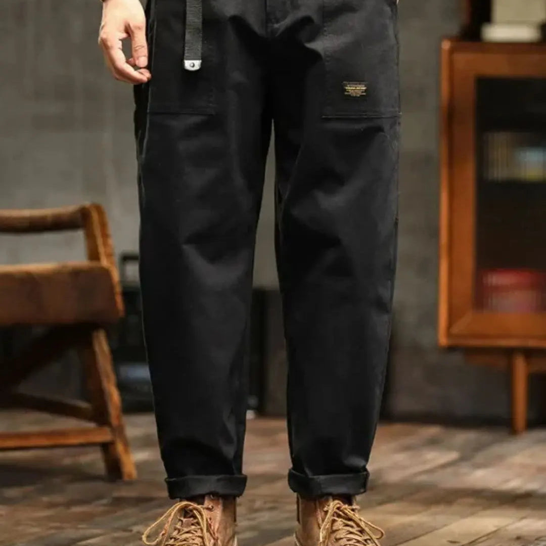 Men's Durable Cargo Pants with Utility Pockets