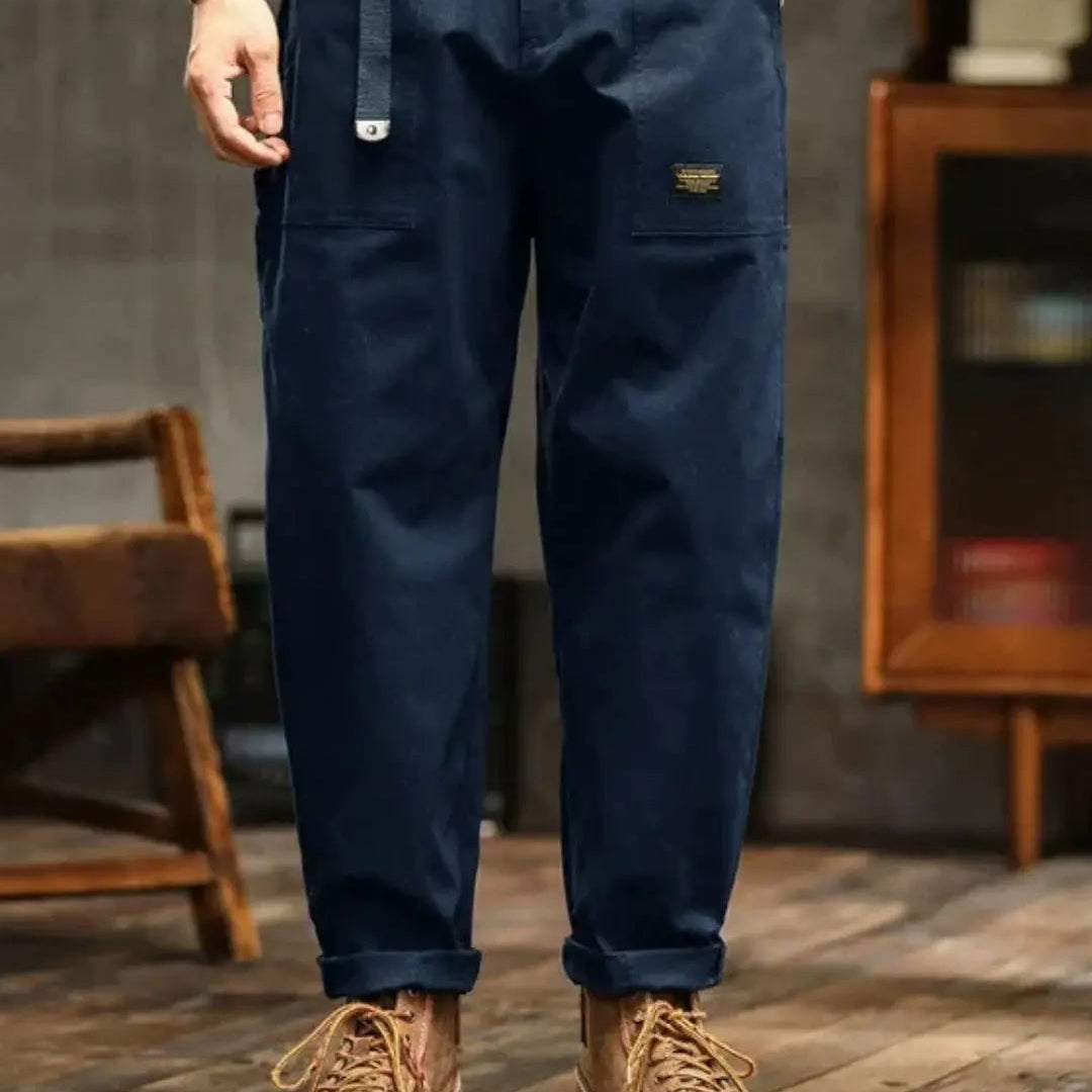 Men's Straight Leg Cargo Work Pants