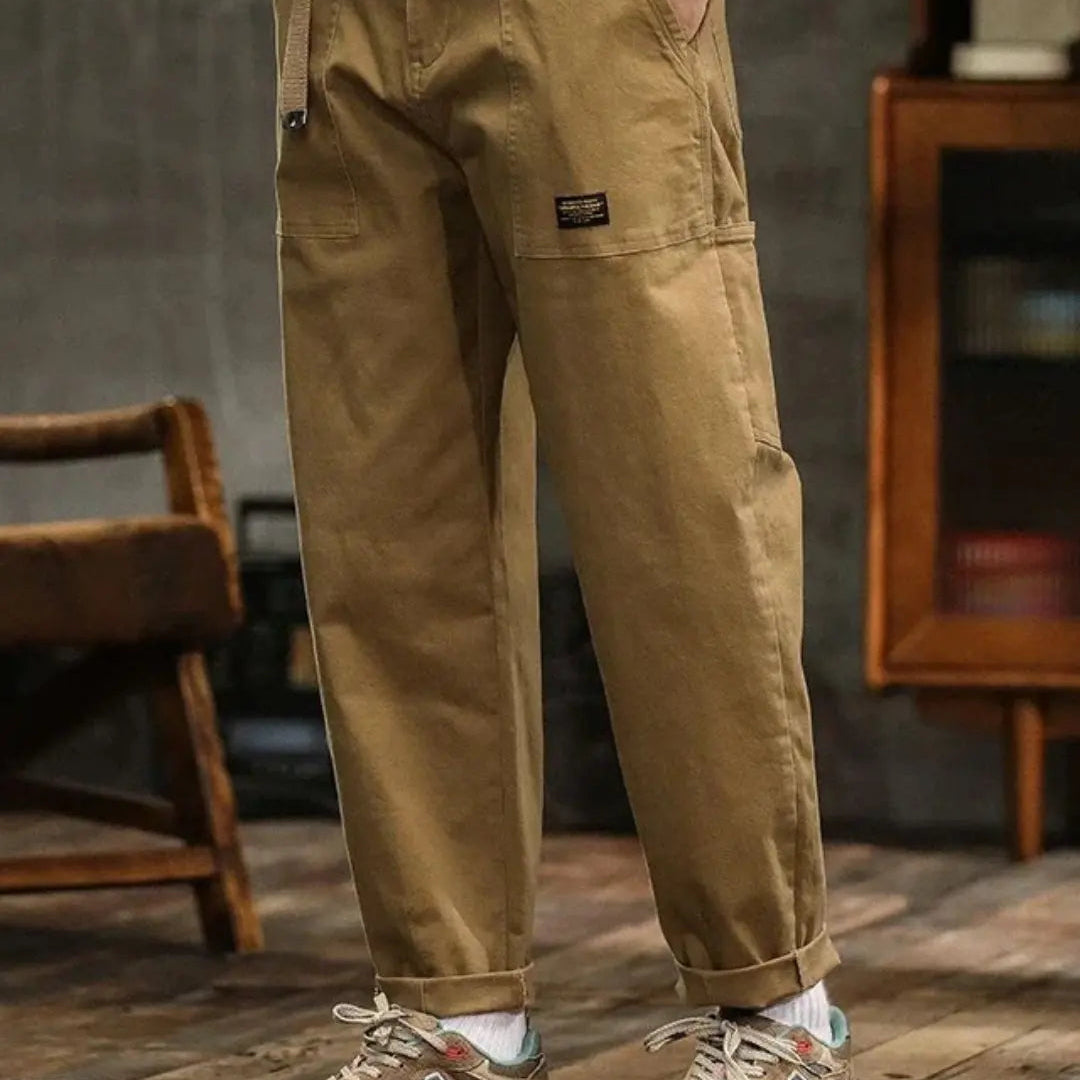 Men's Straight Leg Cargo Work Pants