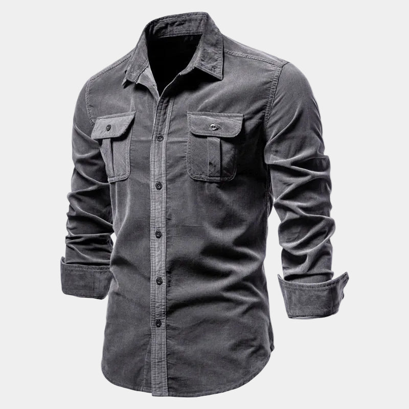 Men's Utility Button-Up Shirt