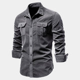 Men's Utility Pocket Long Sleeve Shirt