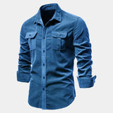 Men's Utility Pocket Long Sleeve Shirt