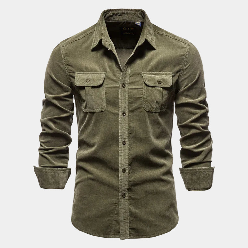 Men's Utility Button-Up Shirt