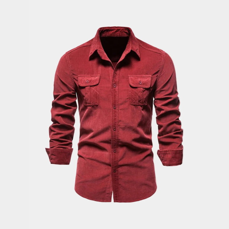 Men's Utility Button-Up Shirt
