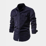 Men's Utility Pocket Long Sleeve Shirt