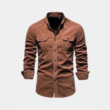 Men's Utility Pocket Long Sleeve Shirt
