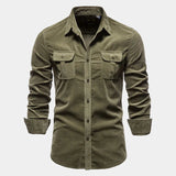 Men's Utility Pocket Long Sleeve Shirt