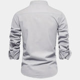 Men's Slim Fit Button-Up Shirt