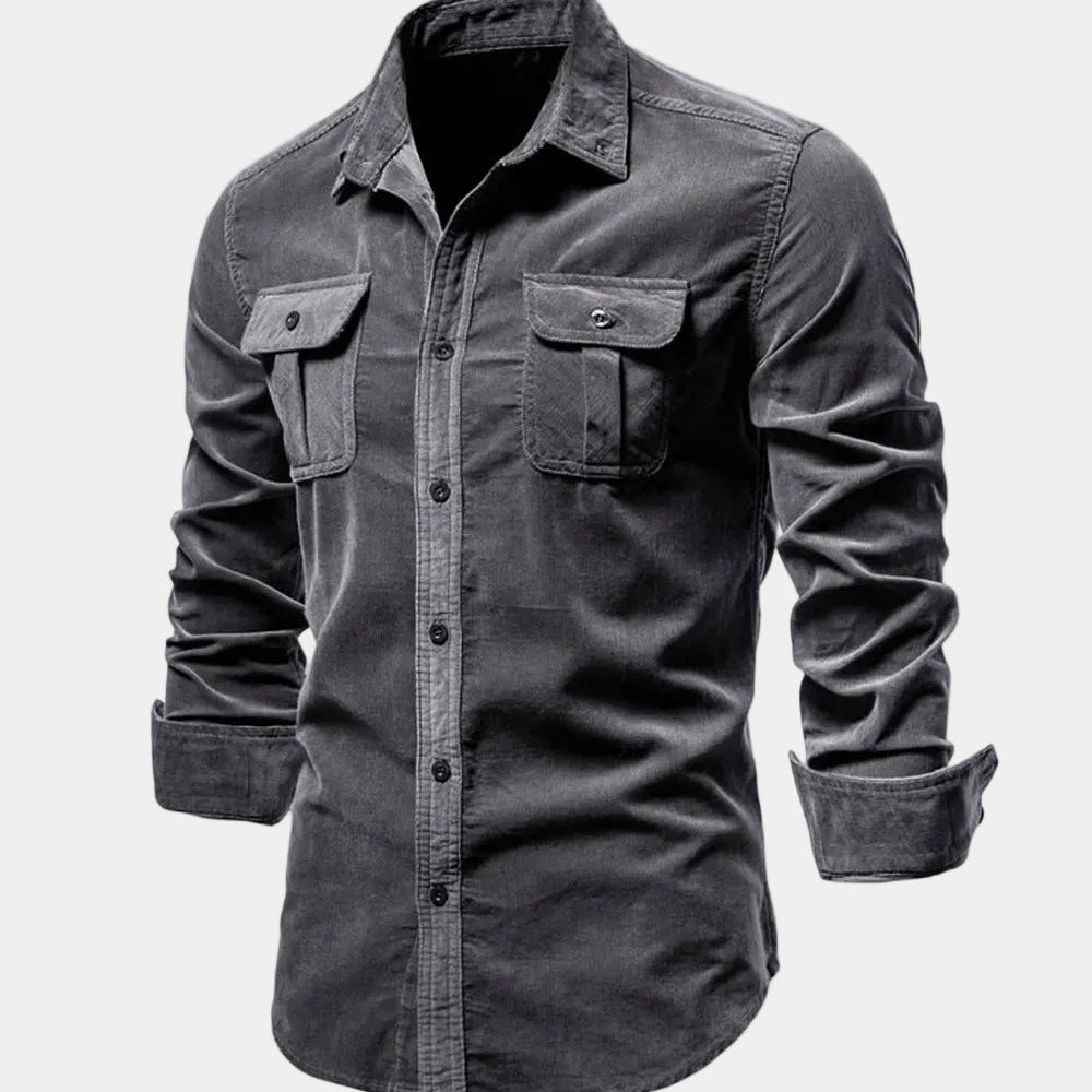 Men's Utility Button-Up Shirt