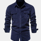 Men's Utility Pocket Long Sleeve Shirt