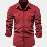 Men's Utility Pocket Long Sleeve Shirt