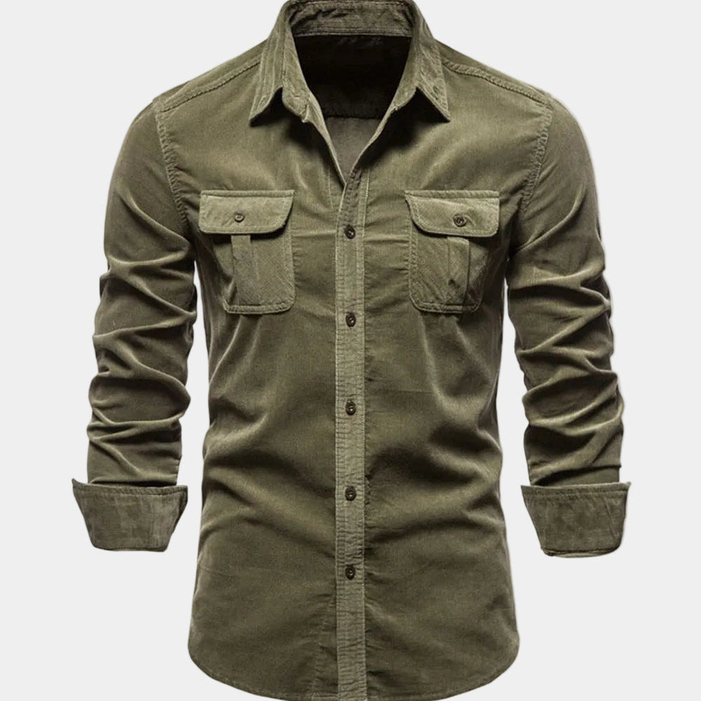Men's Utility Button-Up Shirt