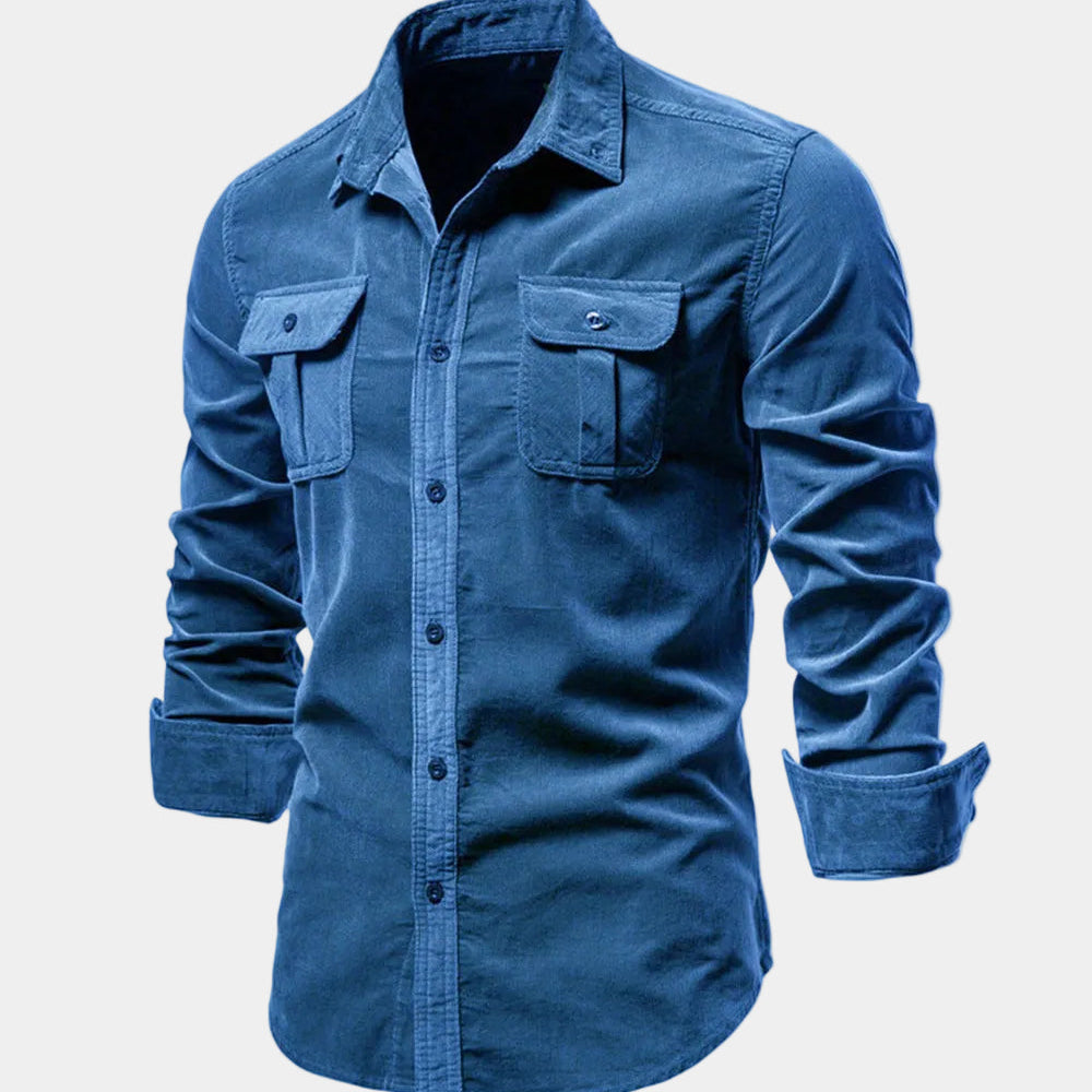 Men's Utility Button-Up Shirt