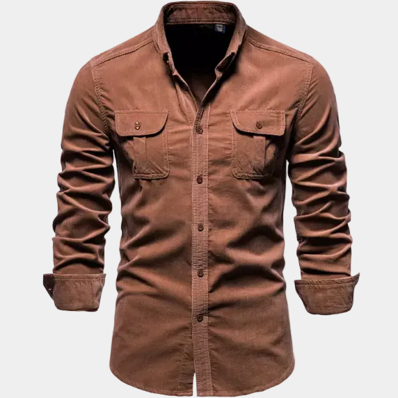 Men's Utility Button-Up Shirt