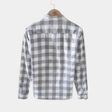 Men's Plaid Button-Up Shirt