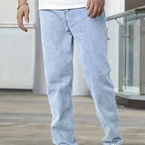 Men's Loose Fit Casual Denim Jeans