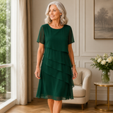 Women's Elegant Navy Dress