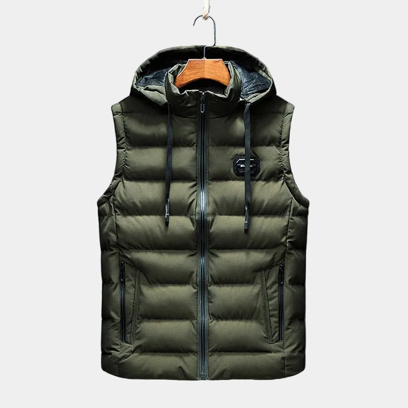 Men's Hooded Puffer Vest