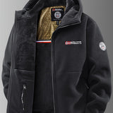 Men's Fleece-Lined Hooded Thermal Jacket