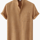 Men's V-Neck Shirt and Pants Set