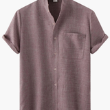 Men's V-Neck Shirt and Pants Set