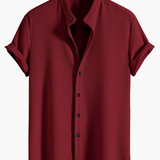 Men's Short Sleeve Shirt and Pants Set