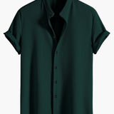 Men's Short Sleeve Shirt and Pants Set