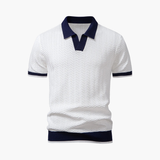 Men's Knit Polo and Cargo Shorts Set