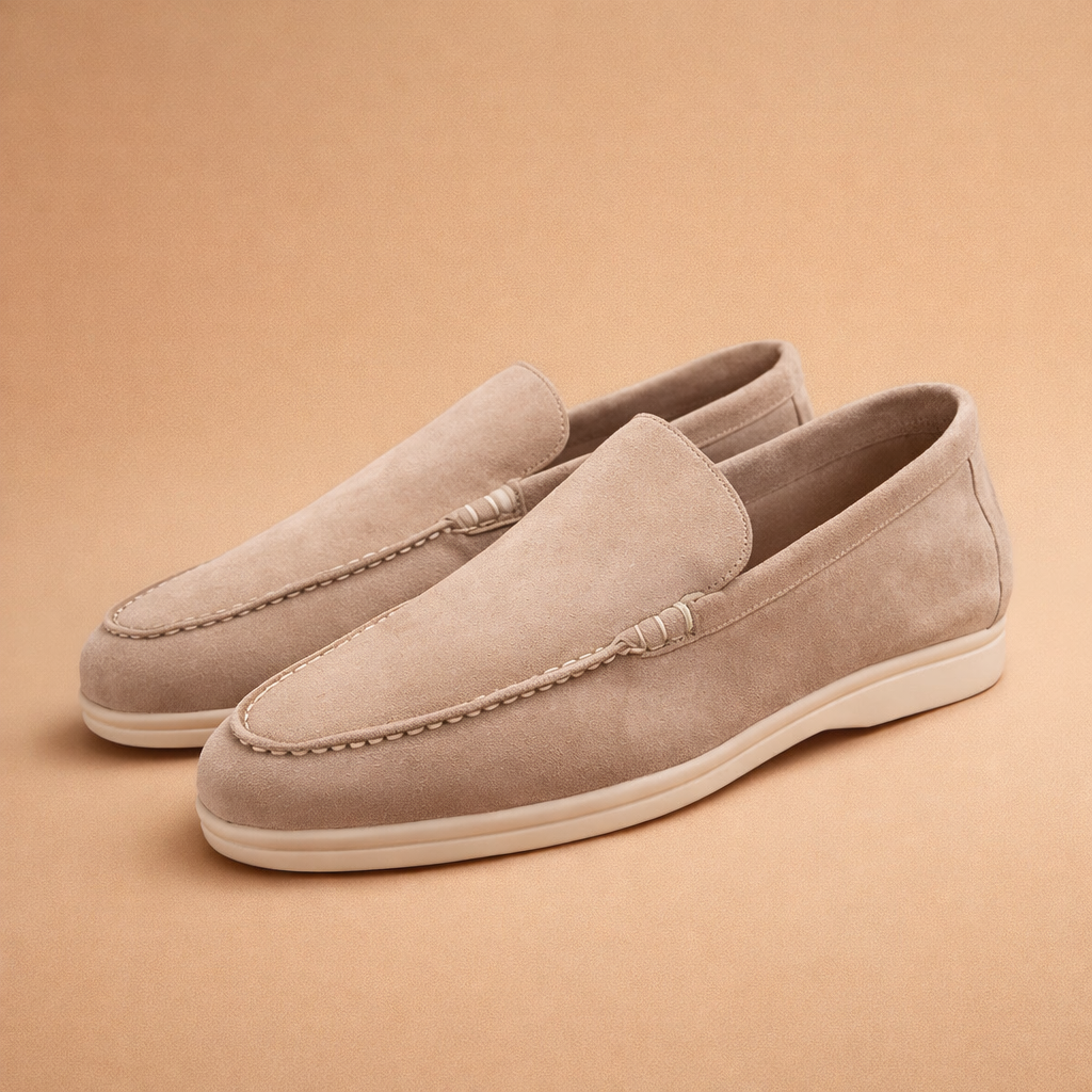 Men's Suede Slip On Loafers