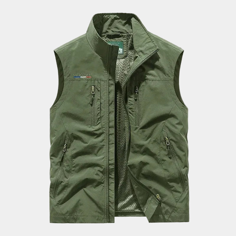 Men's Utility Zip Front Vest
