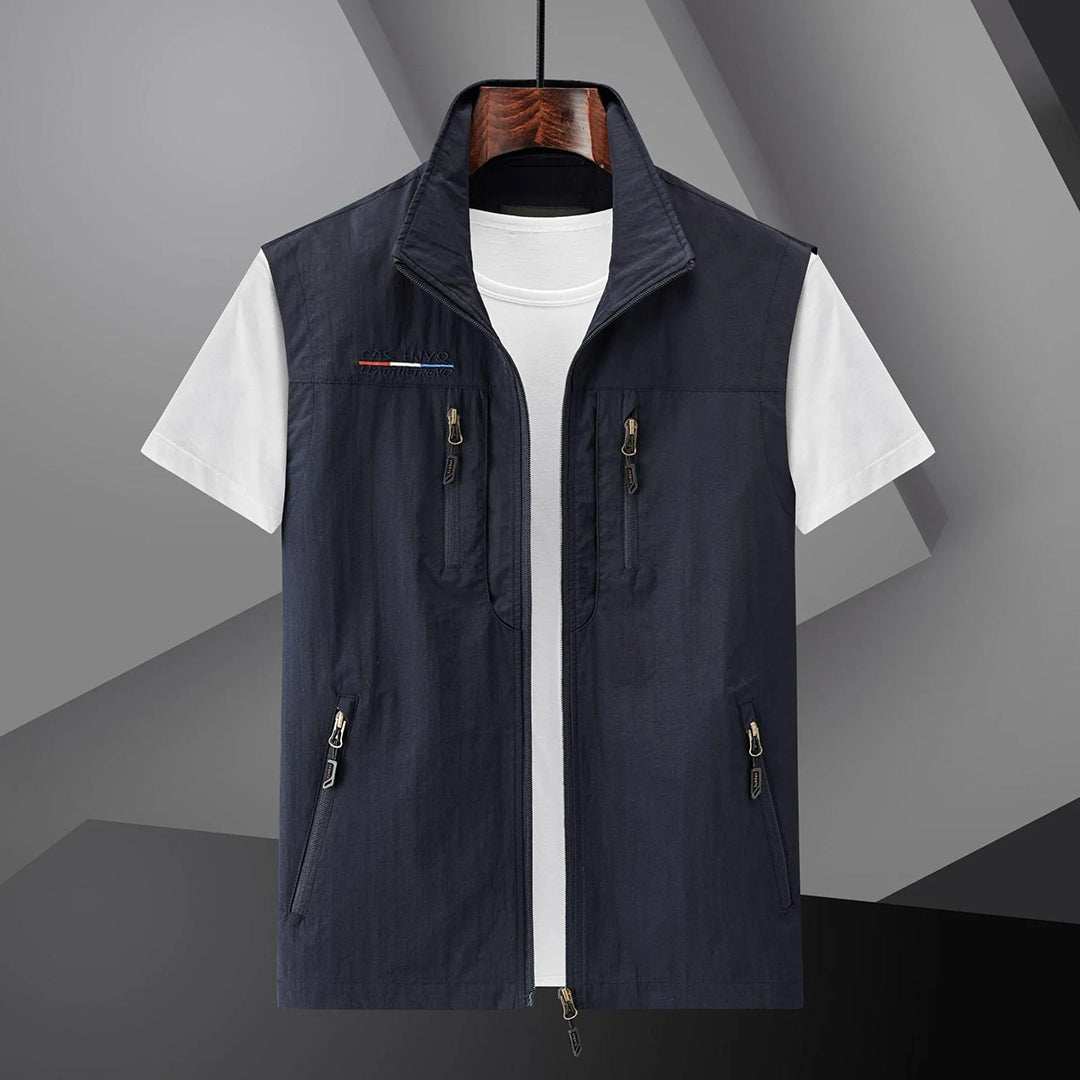 Men's Lightweight Utility Zip Vest