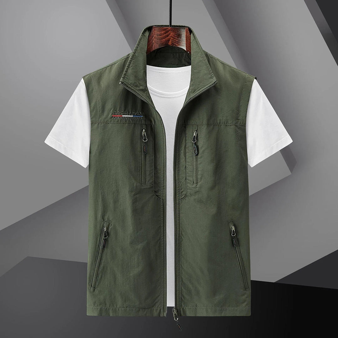 Men's Lightweight Utility Zip Vest