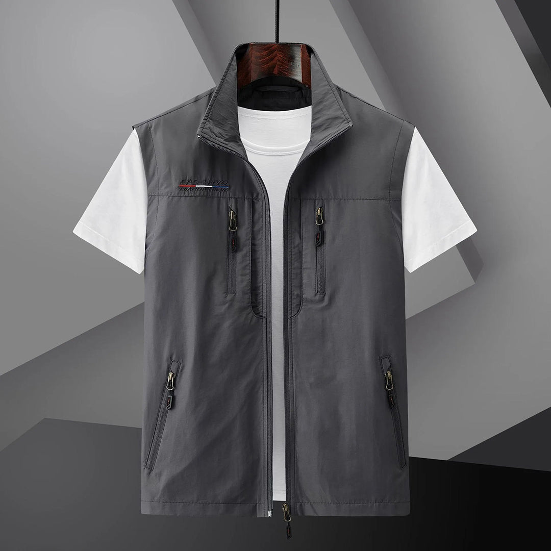 Men's Lightweight Utility Zip Vest