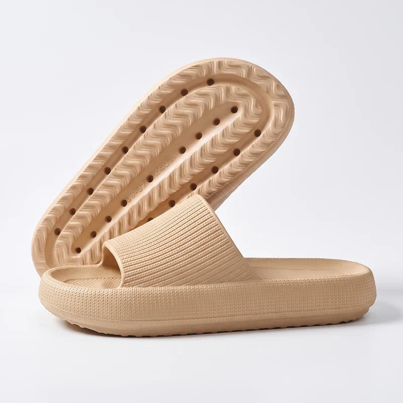 Women's Wide-Fit Cushioned EVA Comfort Slides