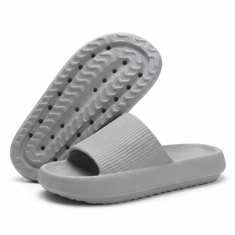 Women's Wide-Fit Cushioned EVA Comfort Slides