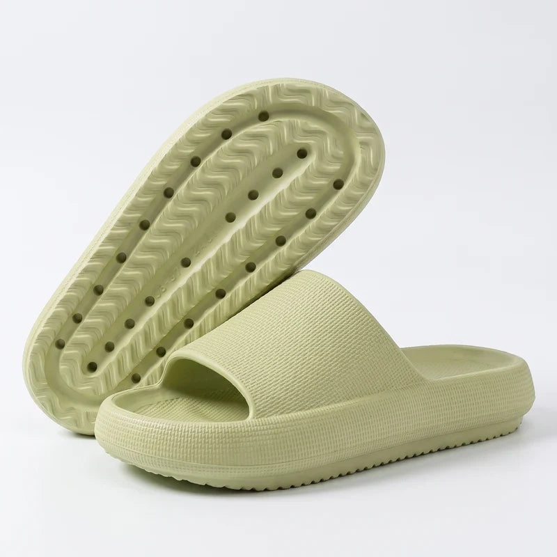 Women's Wide-Fit Cushioned EVA Comfort Slides