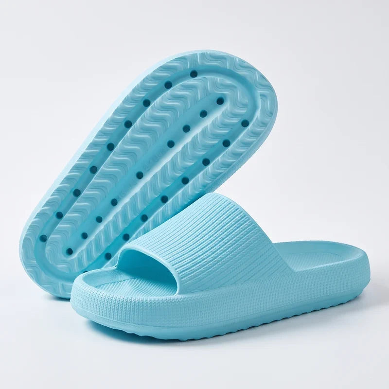 Women's Wide-Fit Cushioned EVA Comfort Slides