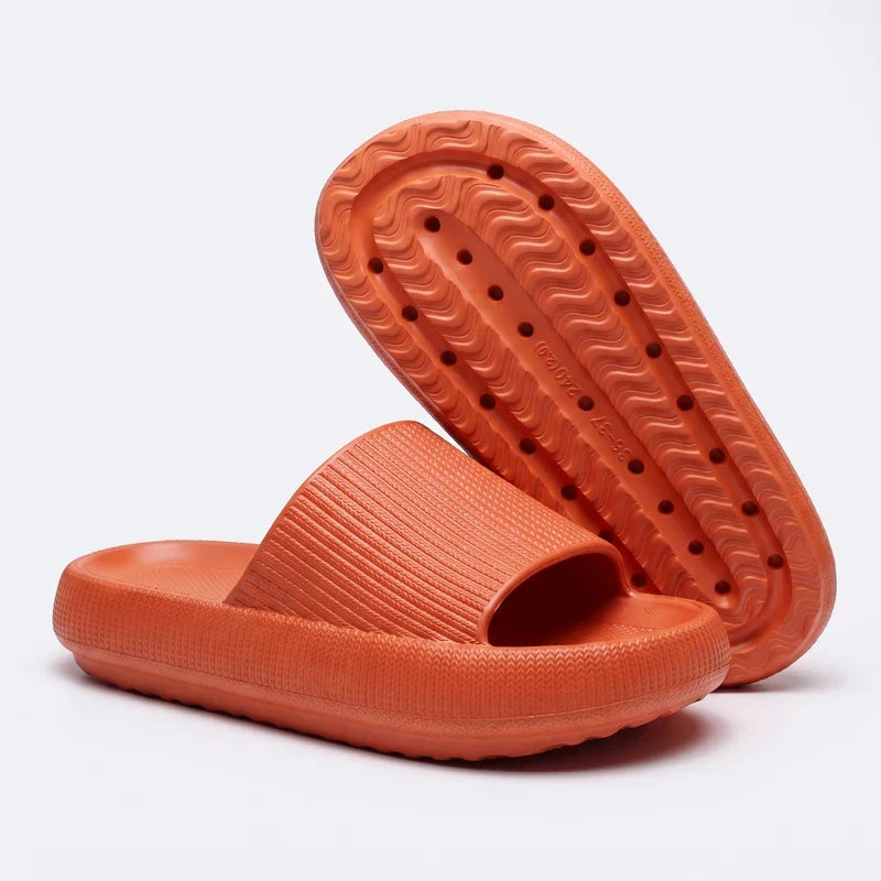 Women's Wide-Fit Cushioned EVA Comfort Slides