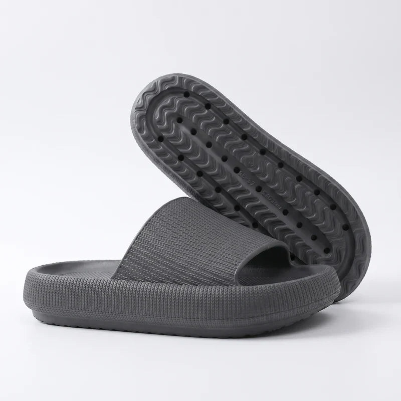 Women's Wide-Fit Cushioned EVA Comfort Slides