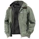 Men's Hooded Winter Jacket with Lining