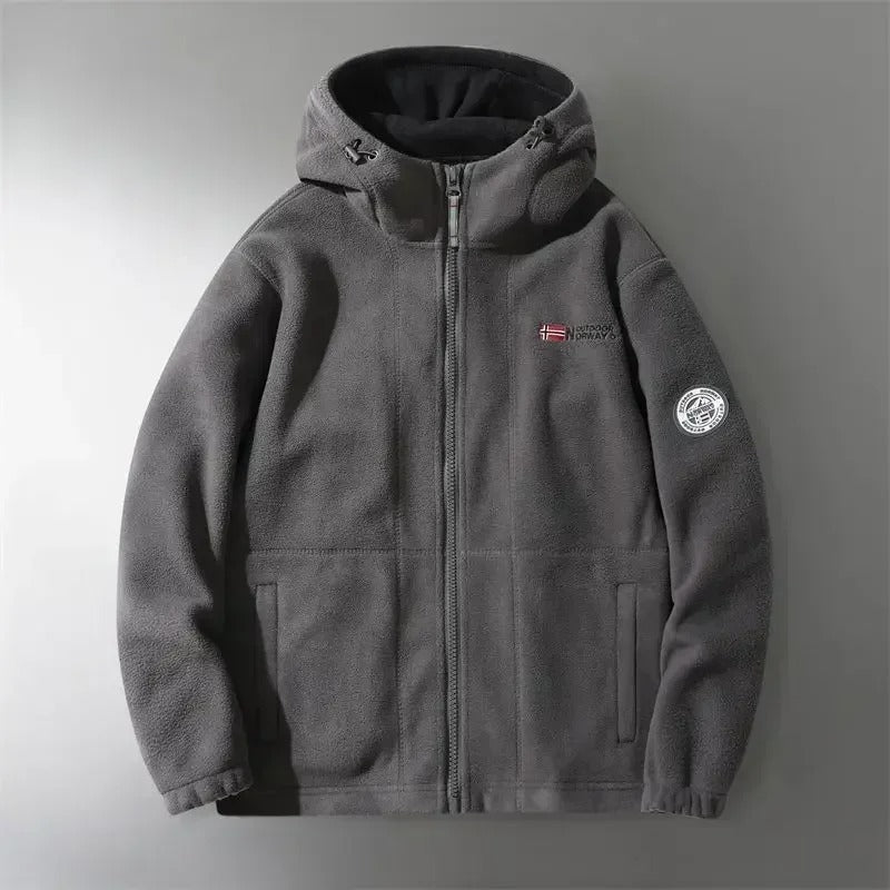 Men's Hooded Fleece Zip Jacket