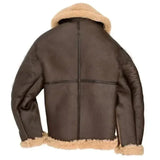 Classic Men's Shearling Aviator Pilot Jacket