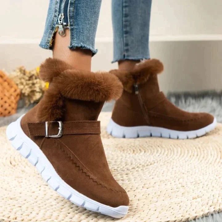 Women's Signature Grey Winter Boots