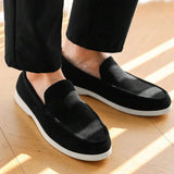 Men's Suede-Style Slip-On Loafers
