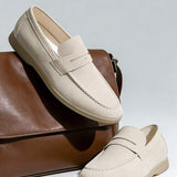 Men's Leather-Style Penny Loafers