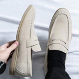 Men's Leather-Style Penny Loafers