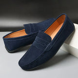 Men's Suede-Style Penny Loafers