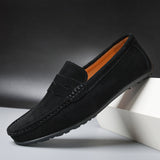 Men's Suede-Style Penny Loafers