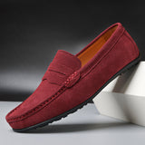 Men's Suede-Style Penny Loafers